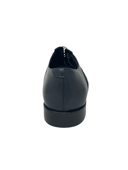 Scarpa uomo derby in pelle blu -U0885Z