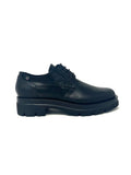 Francesina con lacci in pelle nero -RZ40A5N
