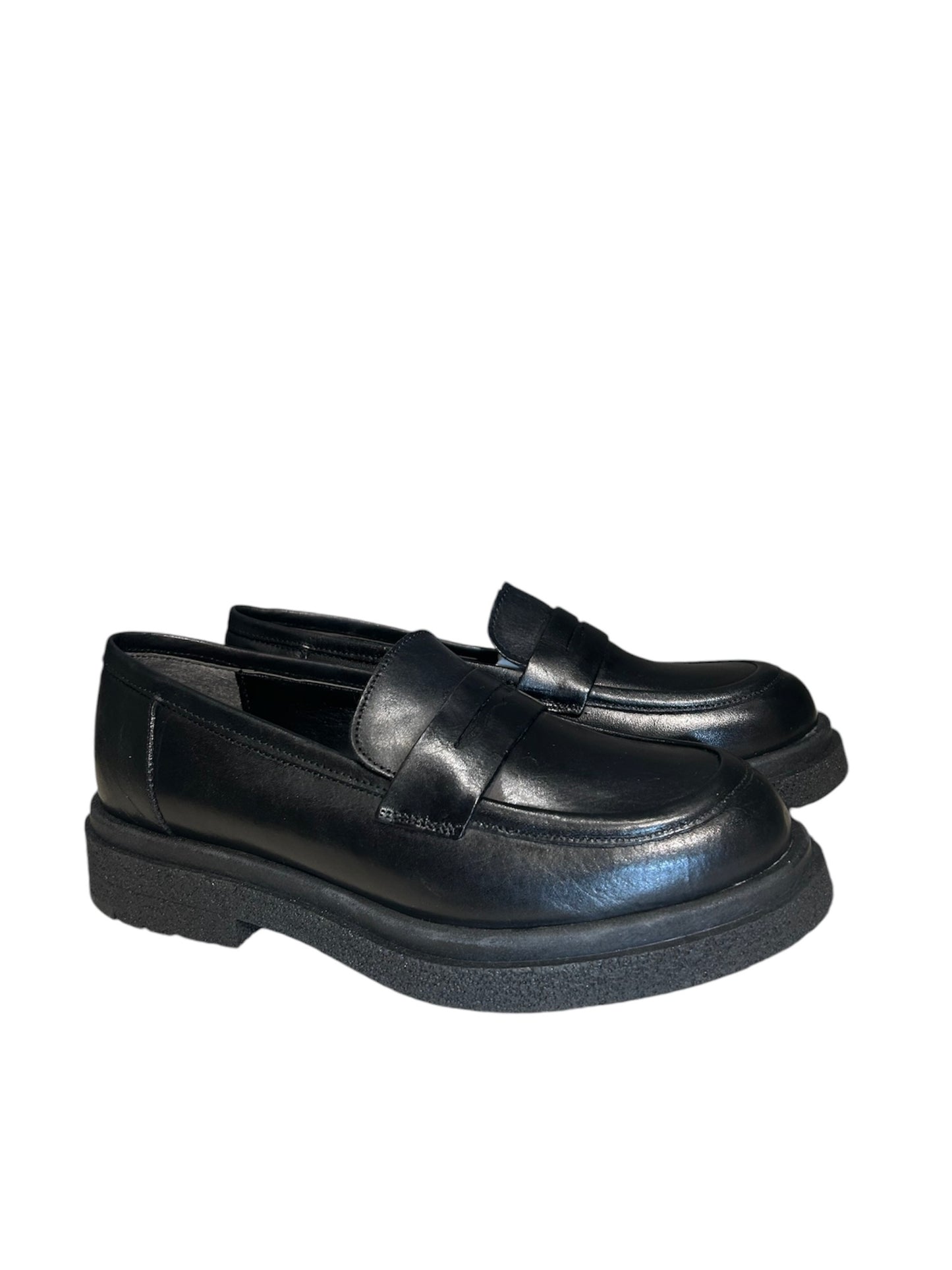 Mocassino in pelle nero - WINSA