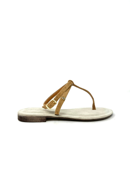 Sandalo marrone camoscio - A101VS
