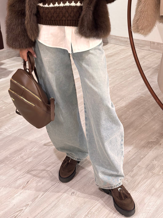 Jeans Balloon denim chiaro