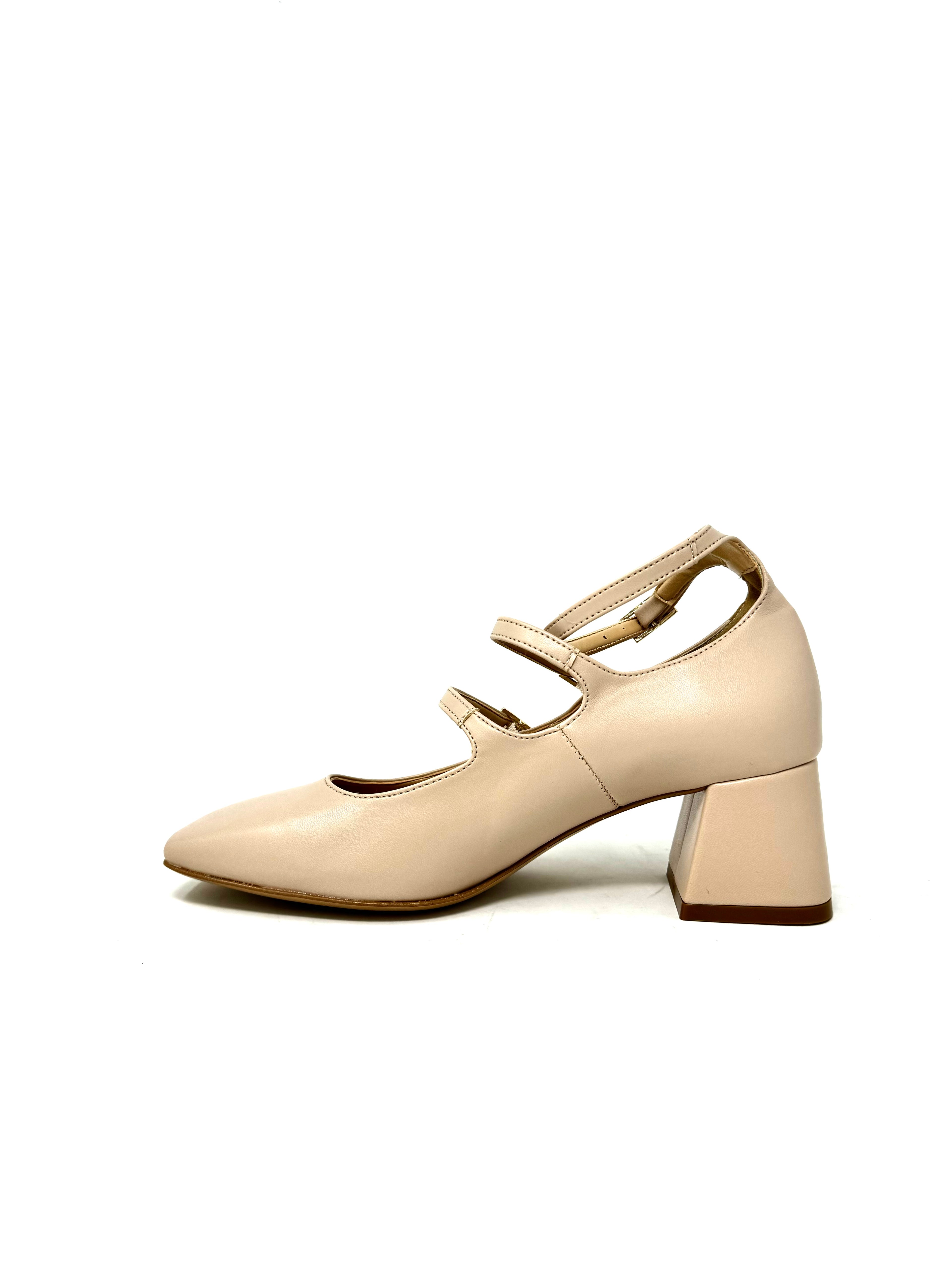 Mary jane in pelle nude -LF4427N