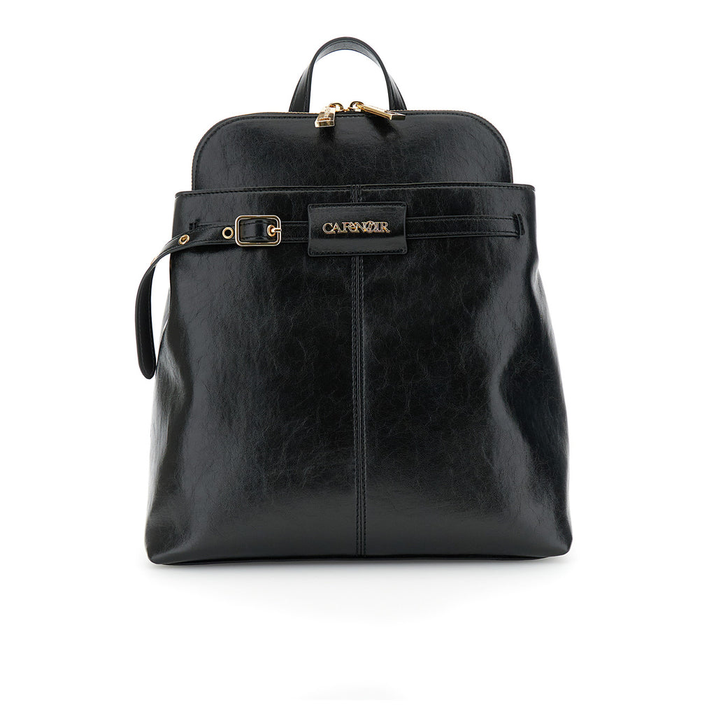 Zaino bauletto lucido Cafènoir