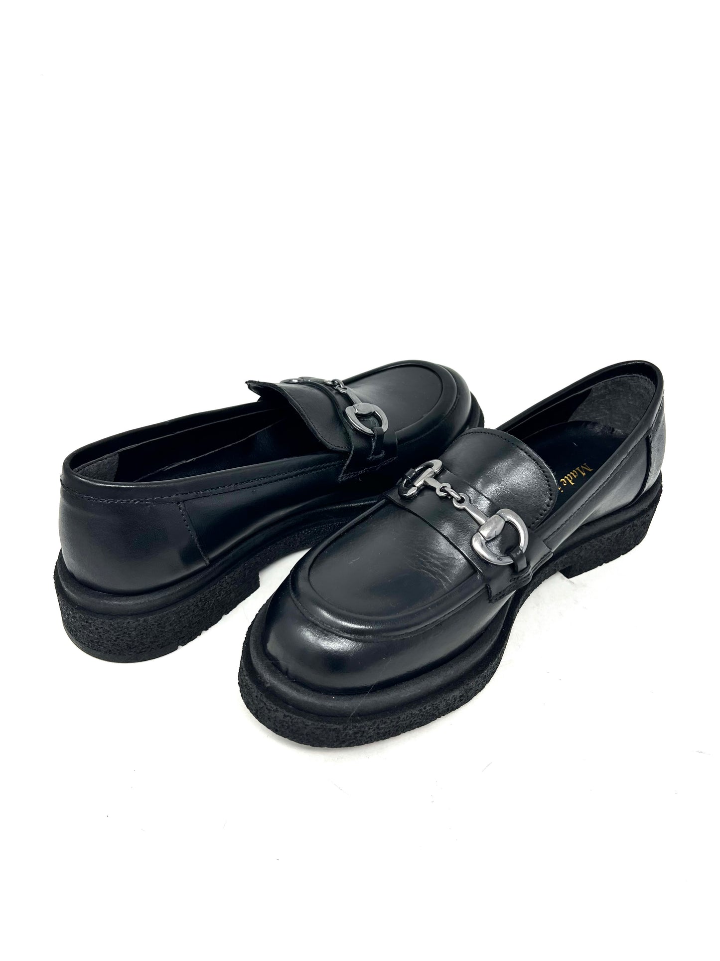 Mocassino in pelle nero -DUCA1