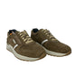 Sneakers uomo camoscio beige -V49904A