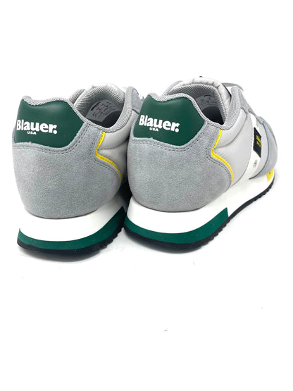 Sneaker Blauer uomo verde/giallo -  QUEEMES