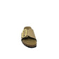 Ciabatta con fibbia tipo fussbett sabbia - VH31836