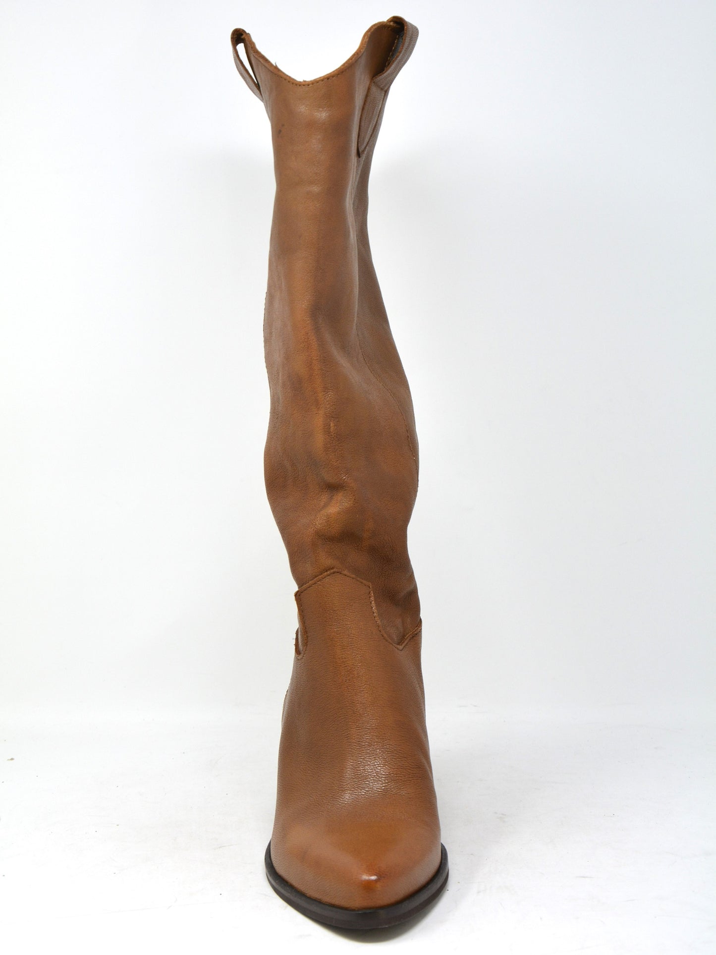 Texano in pelle marrone - 600CU