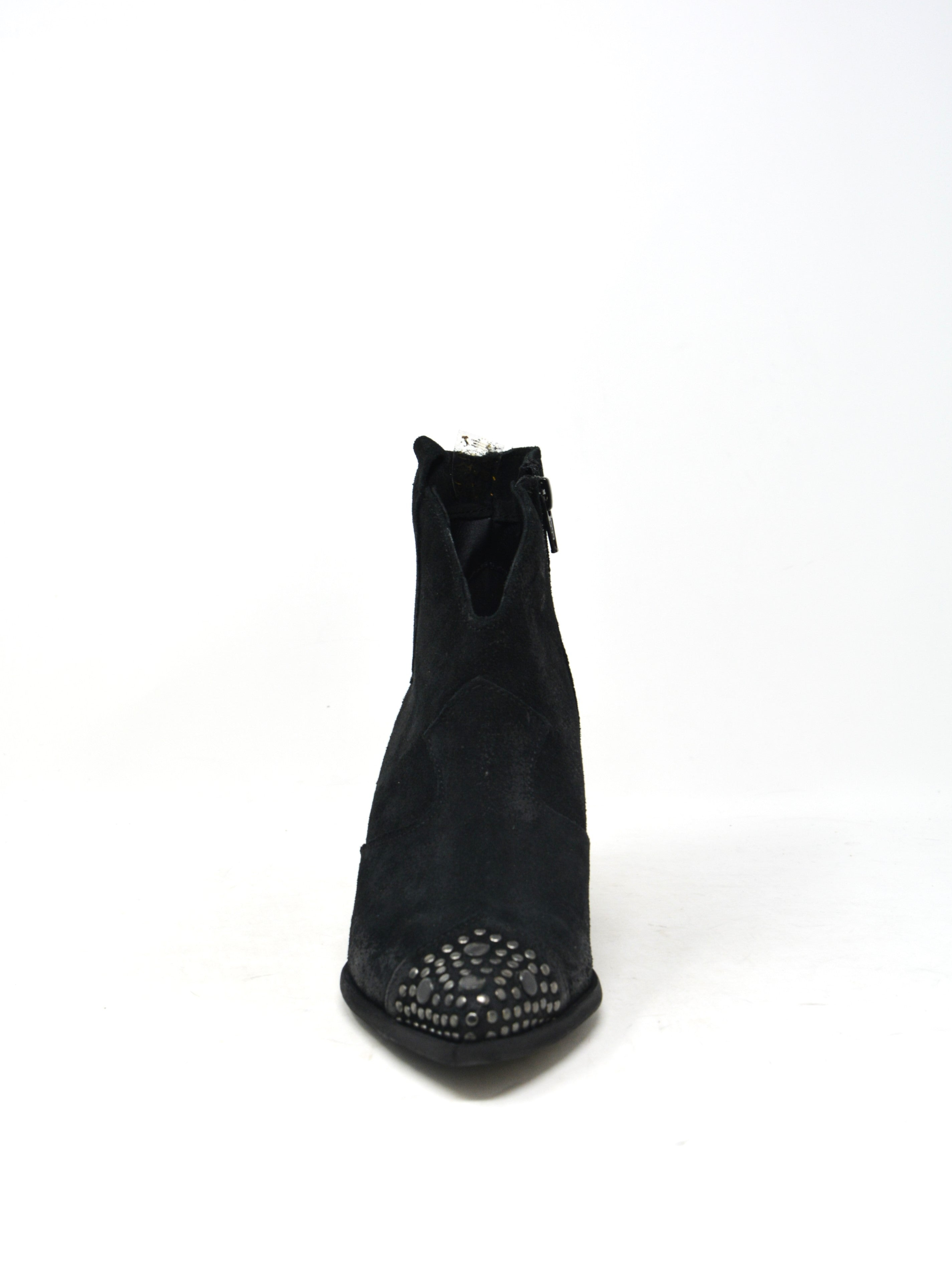 Texano nero con borchie -ALEJ