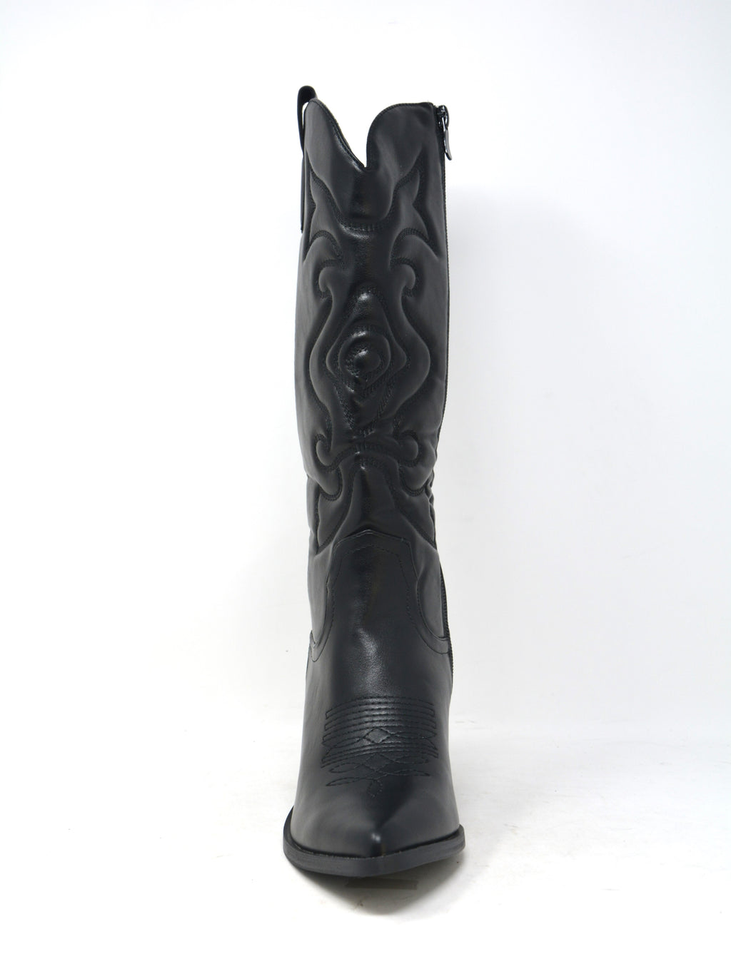 Texano ricamato nero -JH21