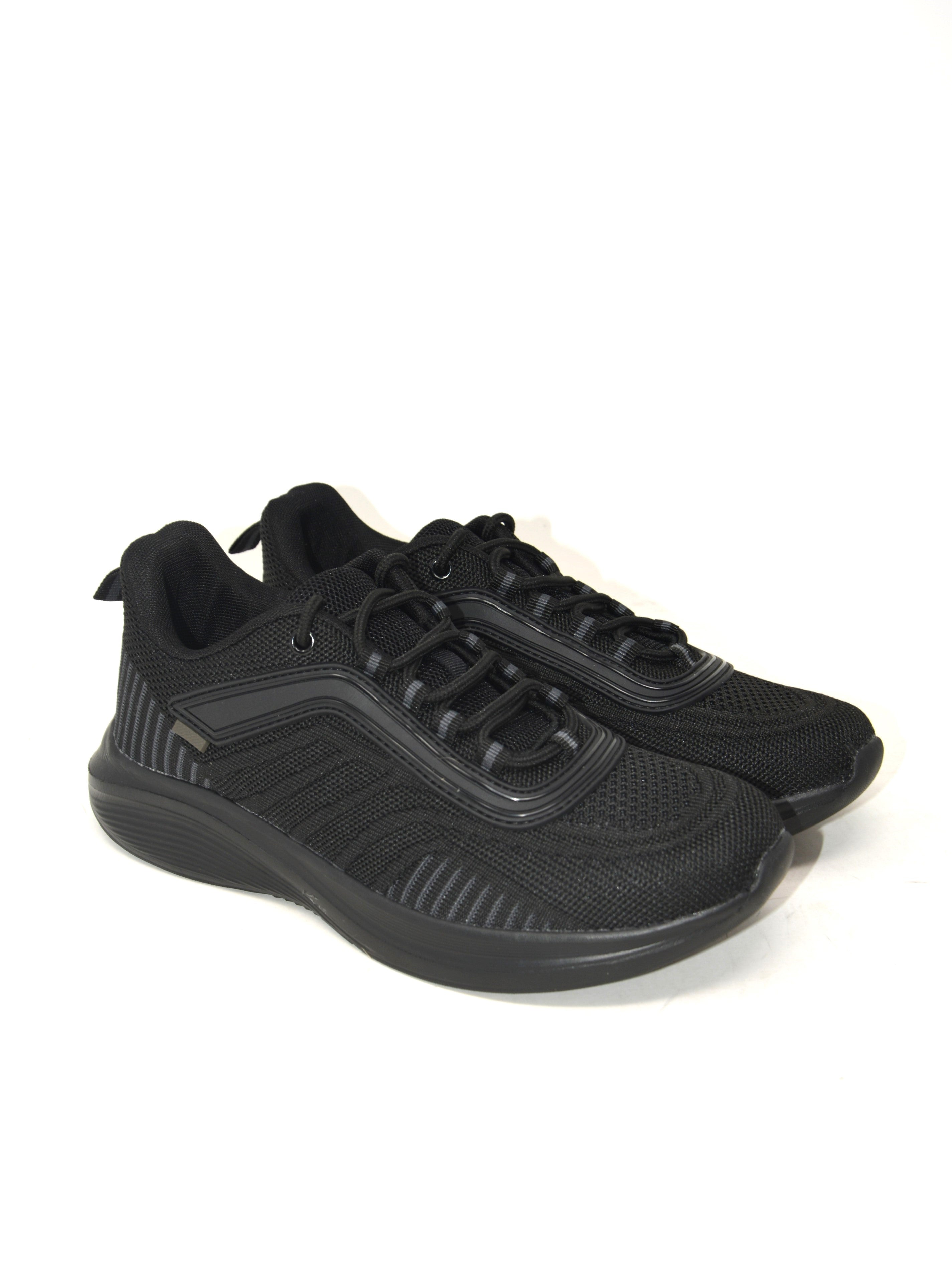 Sneaker uomo nera con lacci - 459