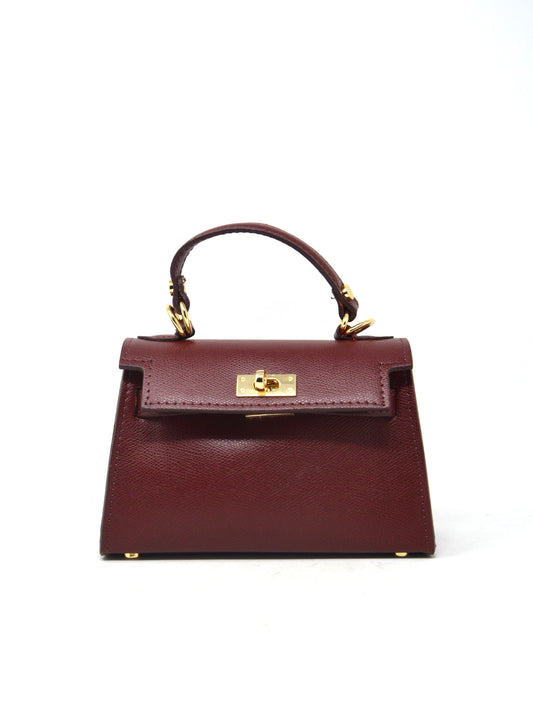 Mini bag in pelle con tracolla -5816