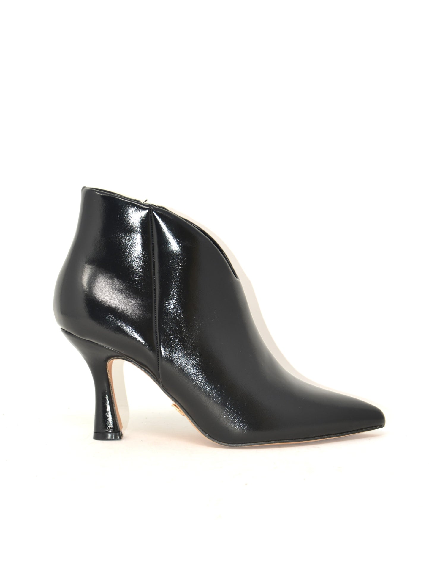 Tronchetto scollo a V nero -GD841N