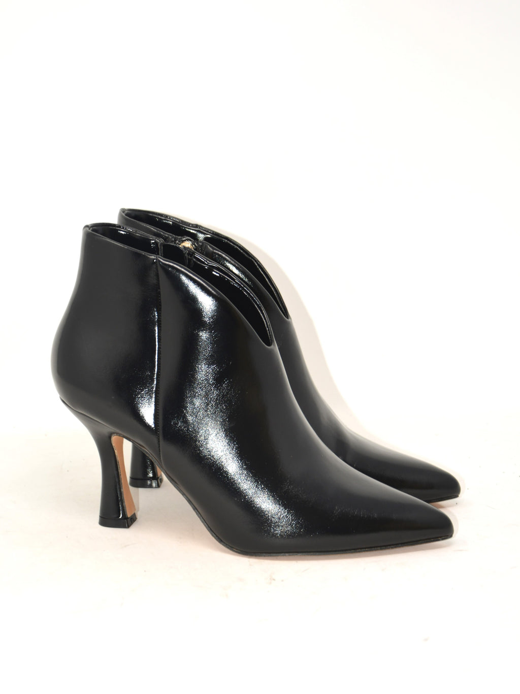 Tronchetto scollo a V nero -GD841N