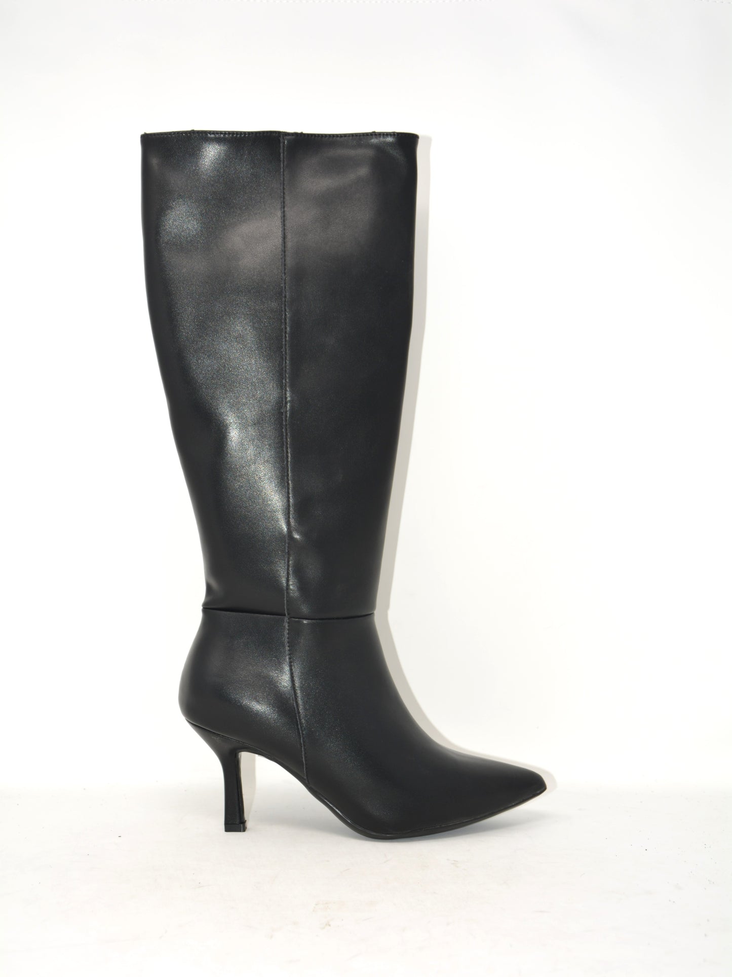 Stivale pelle nero -A0807NE