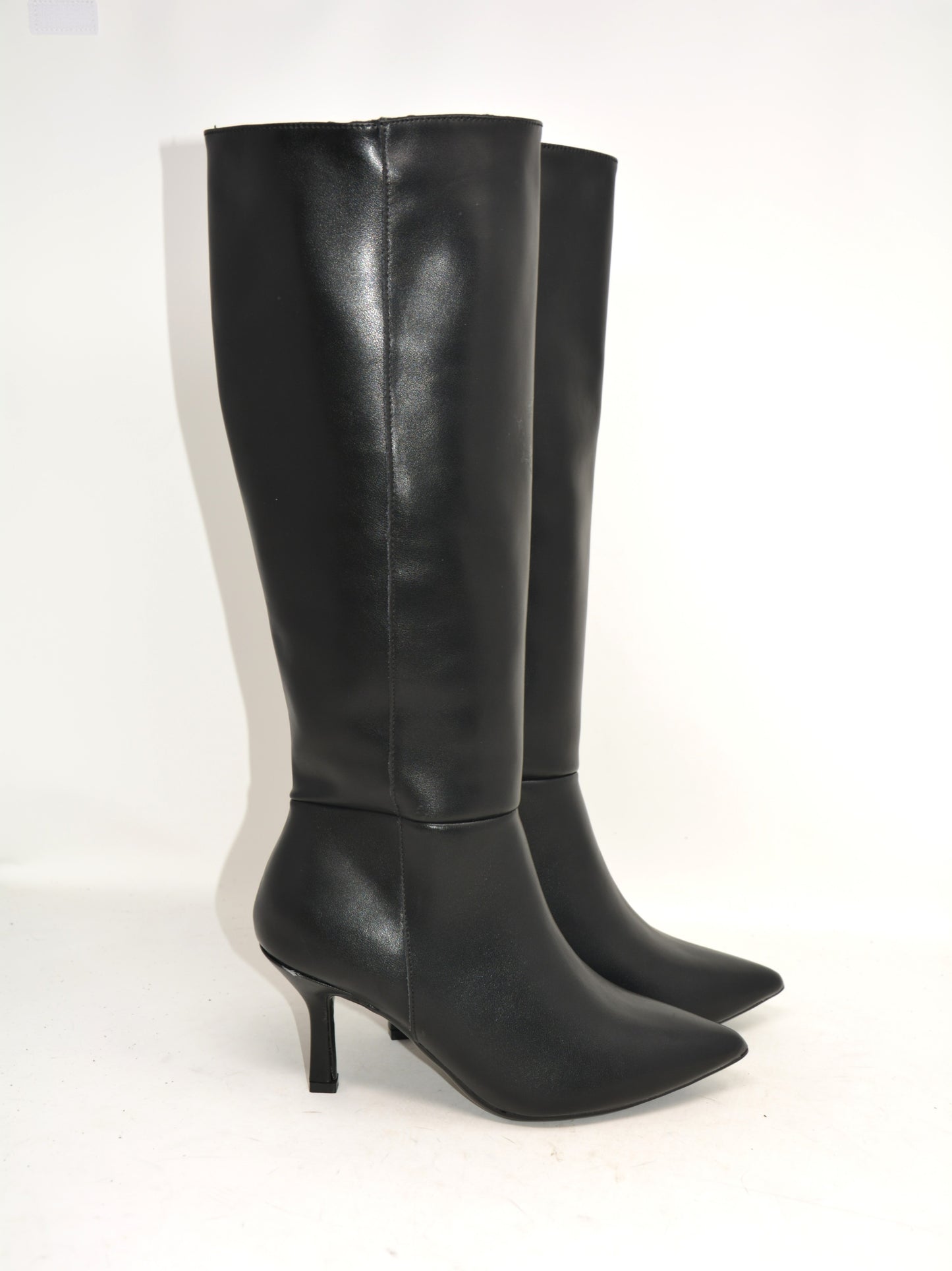 Stivale pelle nero -A0807NE