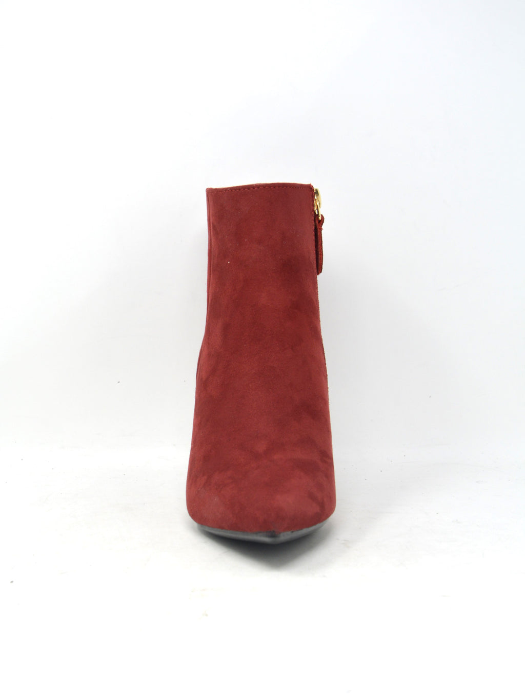 Tronchetto in camoscio rosso - A0806R