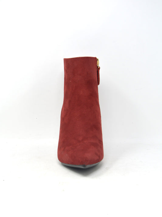 Tronchetto in camoscio rosso - A0806R