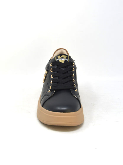 Sneaker nera fondo alto - 35501