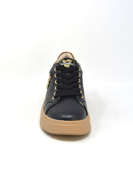Sneaker nera fondo alto - 35501