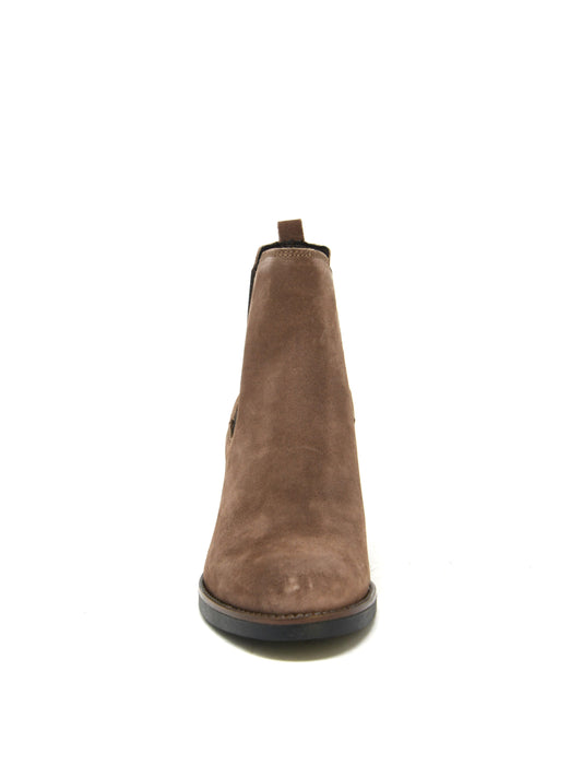 Polacchino elastico laterale camoscio tortora - 47630C