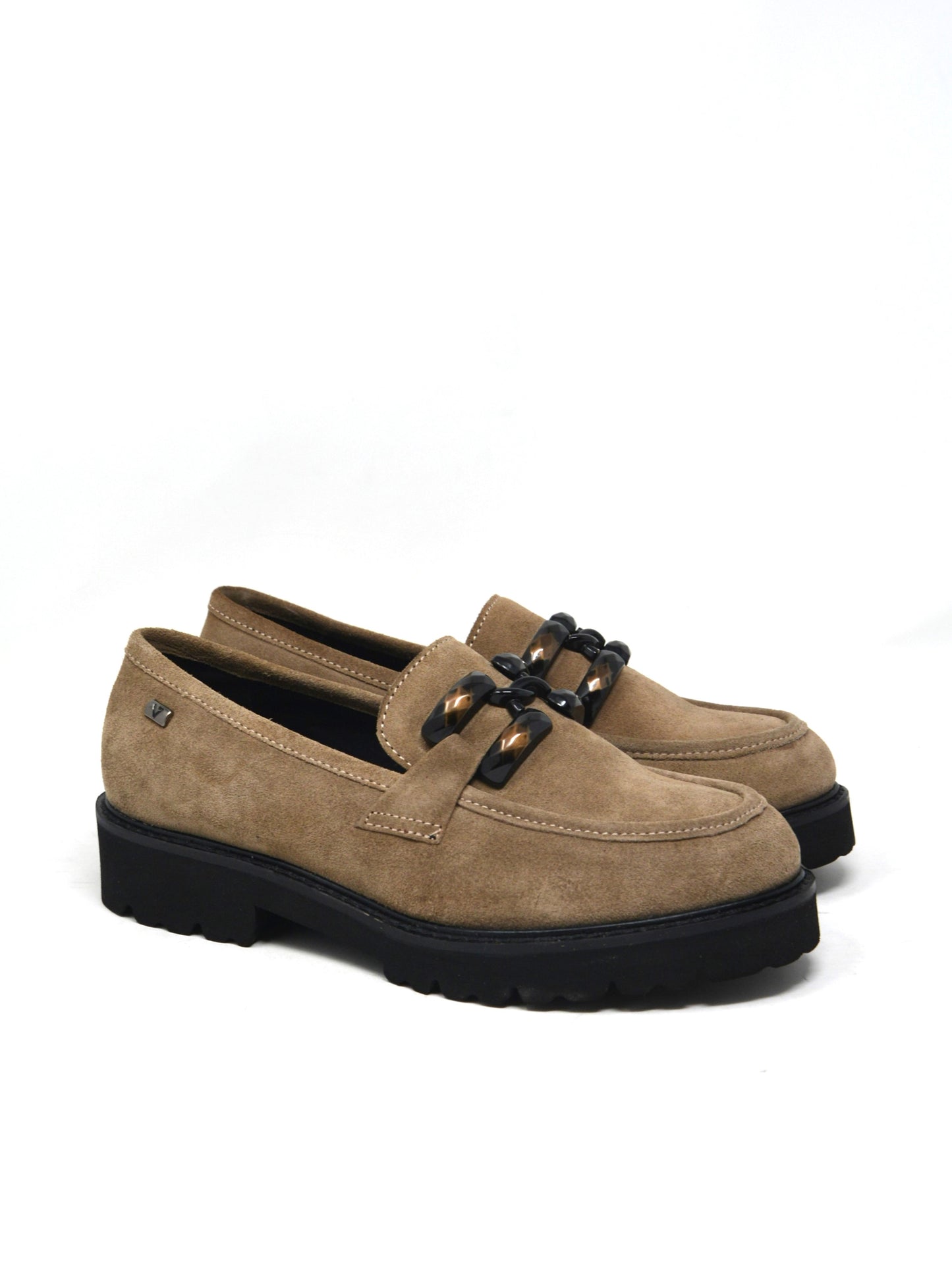 Mocassino camoscio taupe - 29133