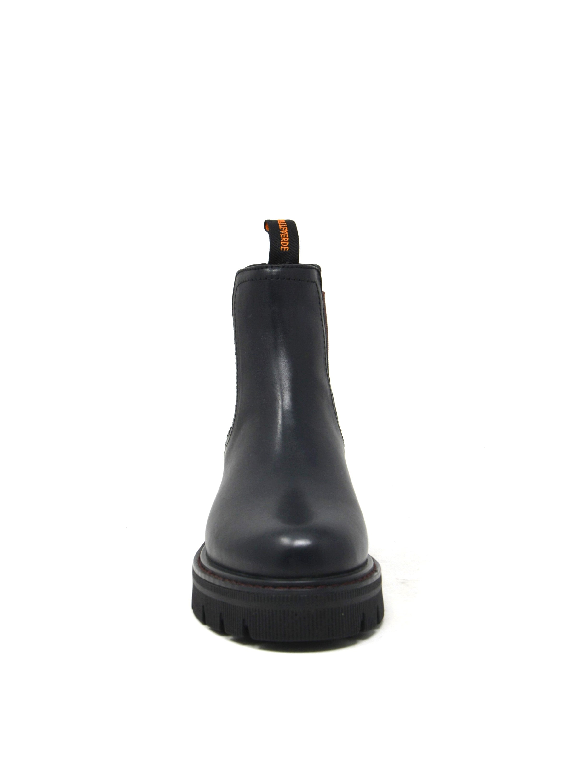 Beatles pelle nero elastico rosso - 36160