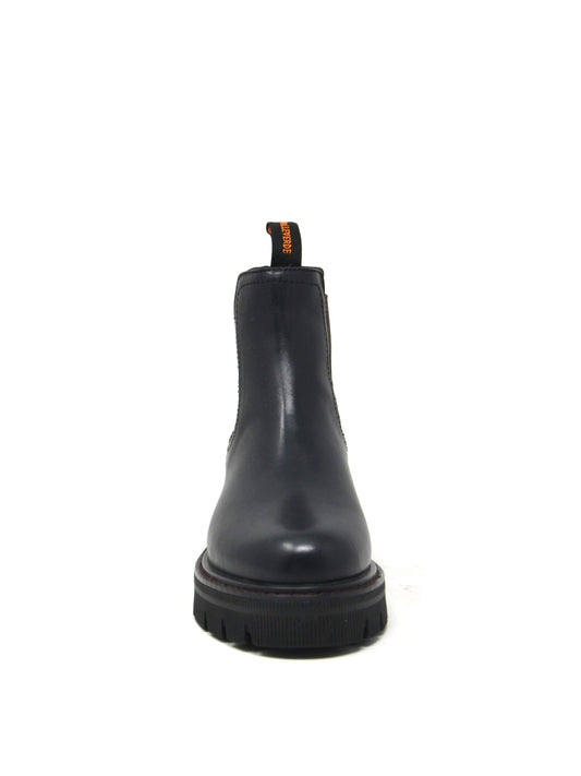 Beatles pelle nero elastico rosso - 36160