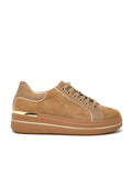 Sneaker camoscio taupe - 35480