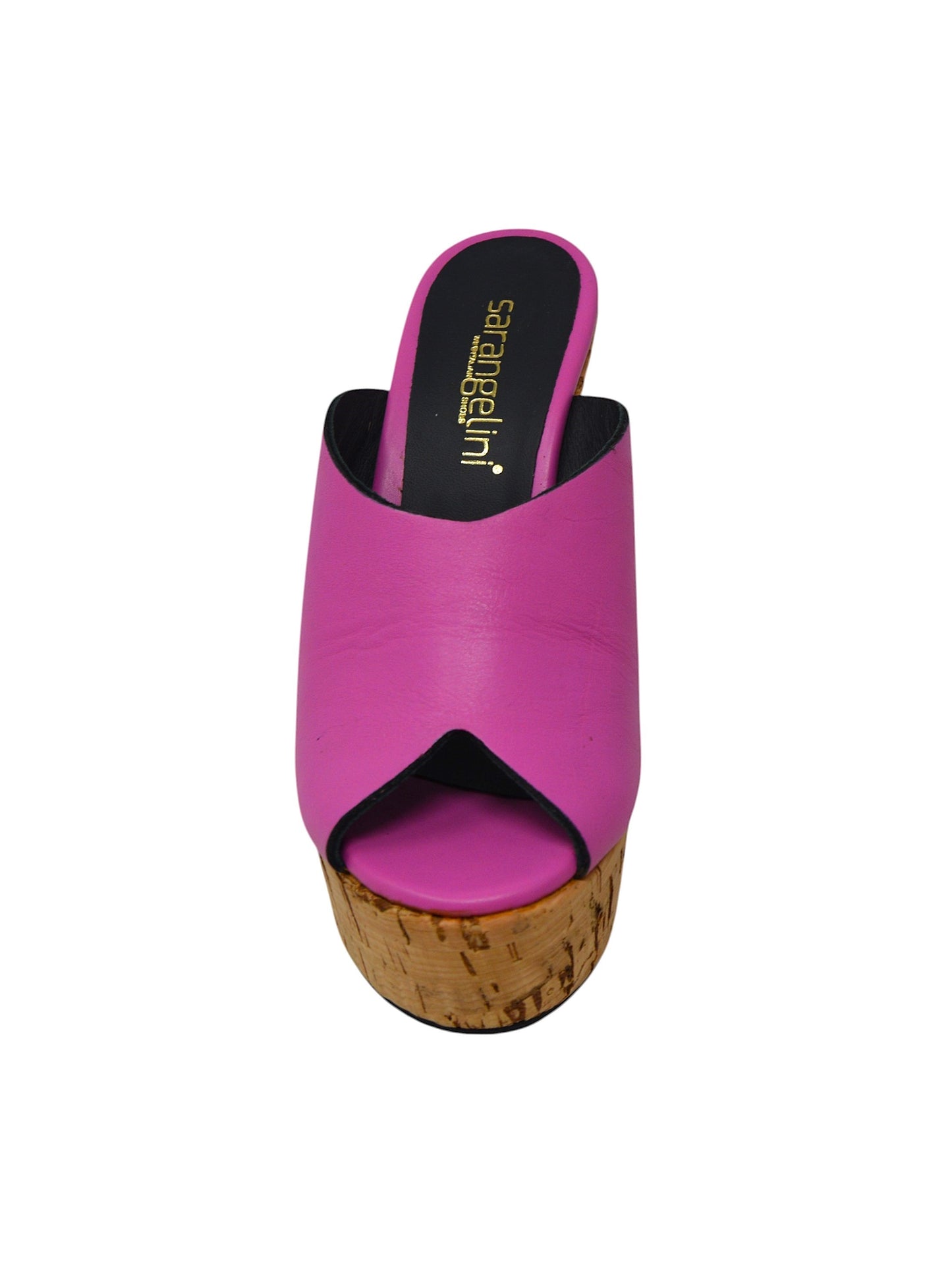 Ciabatta zeppa sughero lilla - LIB401L