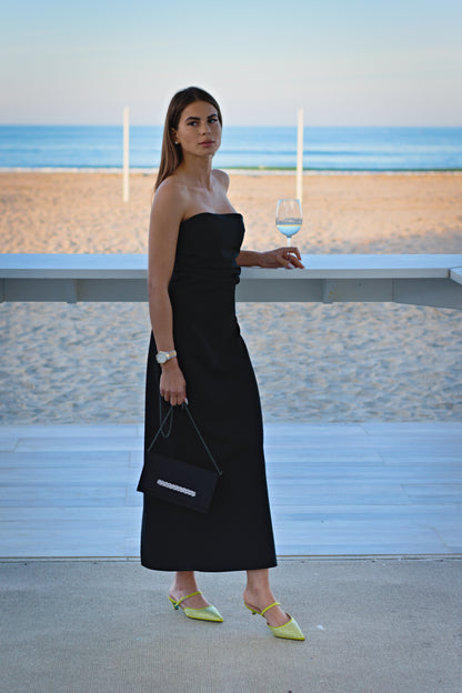 Slingback strass verde lime Gilda -AMANDA7