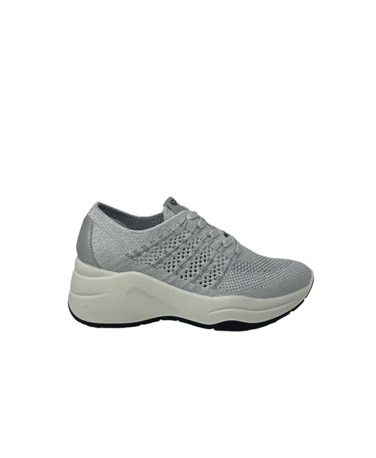 Sneakers enola rete bianco argento - 5664711