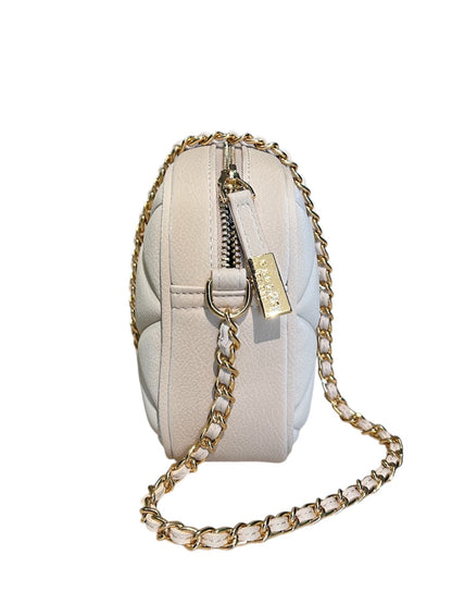 Camera bag trapuntata Avorio Gaelle -CW02047