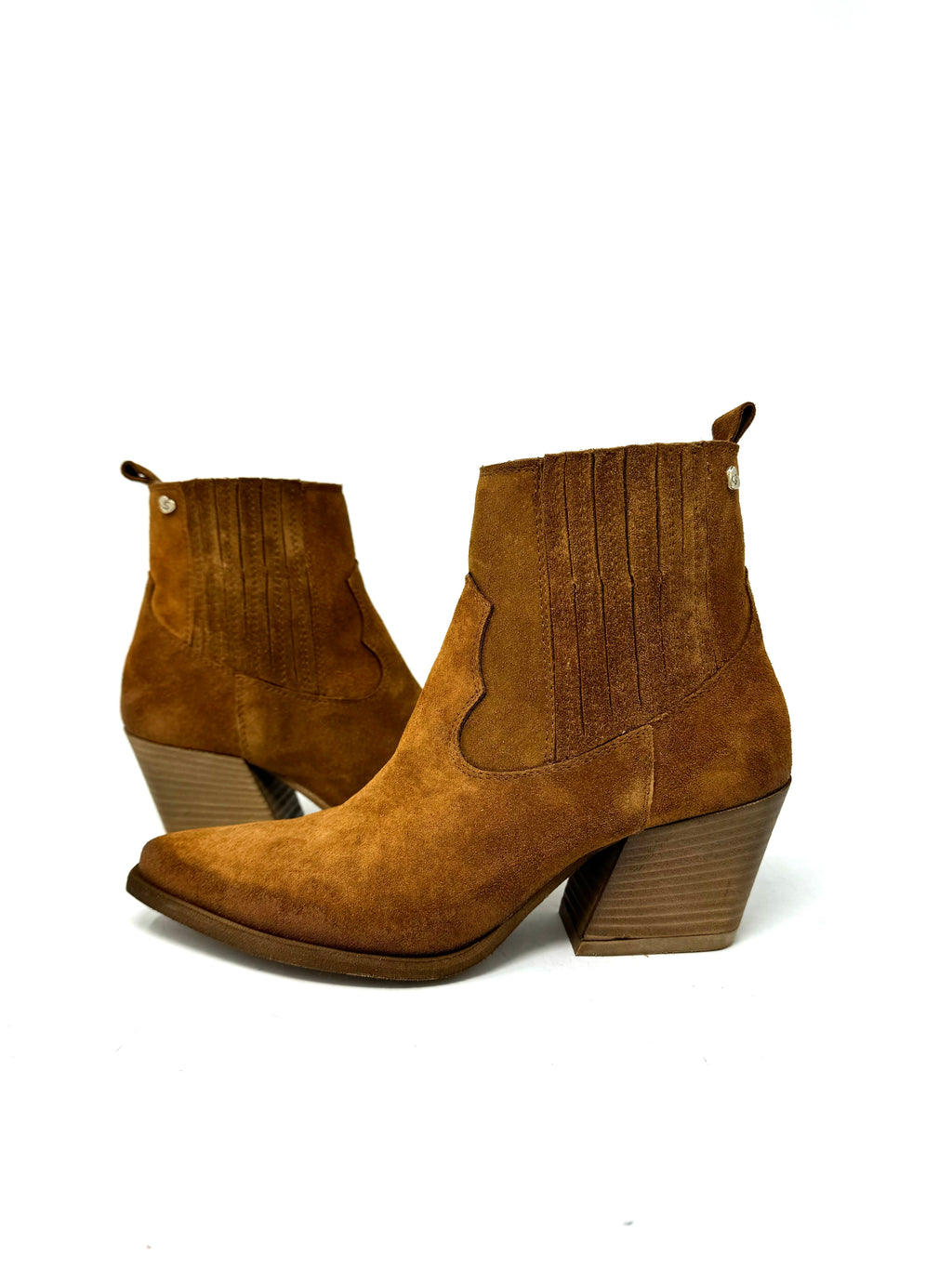 Texano elastici laterali camoscio bruciato -GS344BR