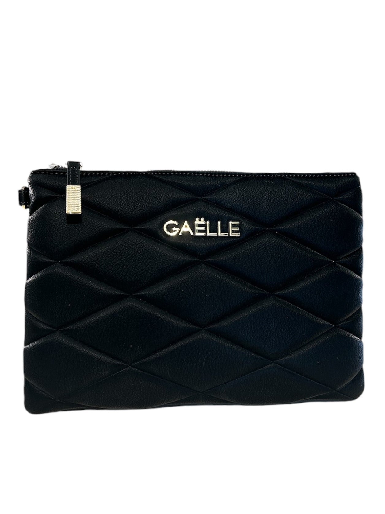 Pochette Maxi matelassè puffer logo oro Gaelle Paris -CW02046