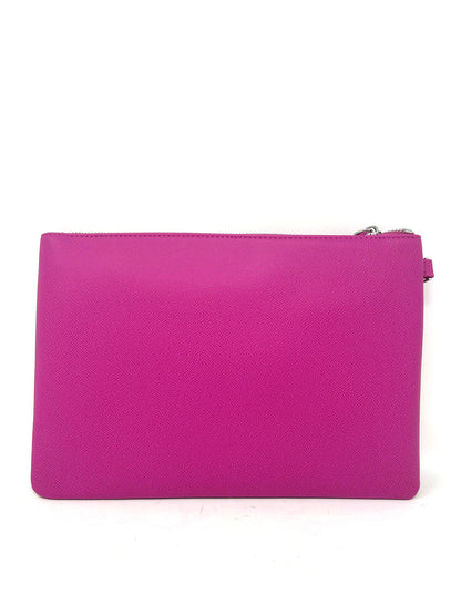 Reg pochette ecopelle logo in metallo- GAACW02100