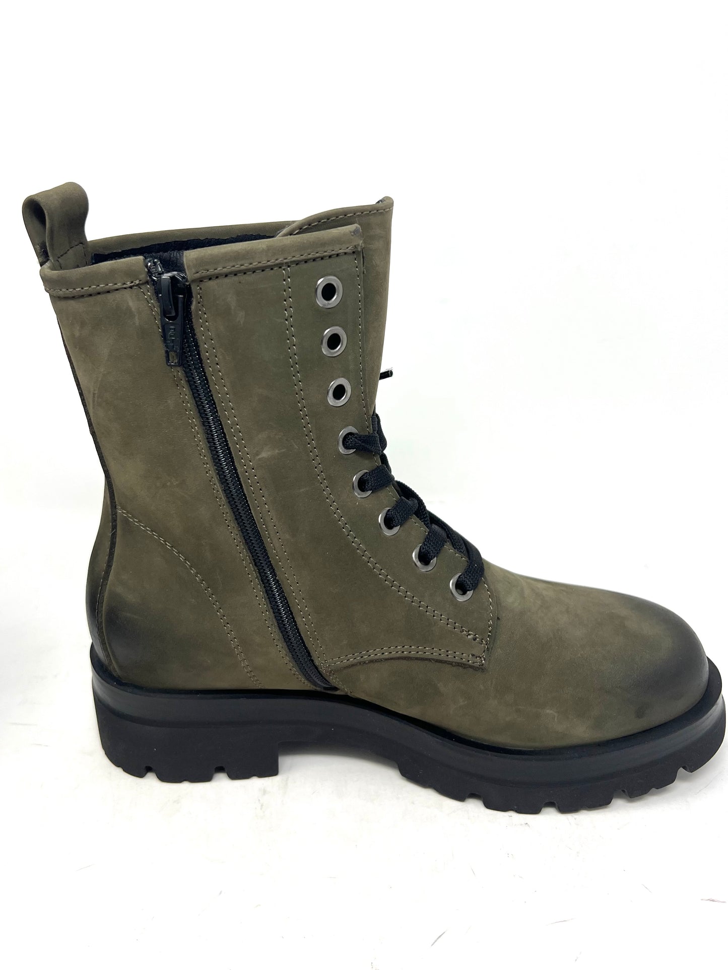 Anfibio in pelle nabuk militare -6686133