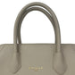 Reg duffle con logo in metallo beige- GAACW02128