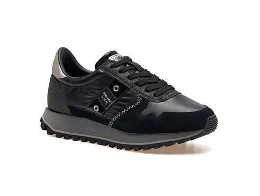 Sneakers millen black con brillantini