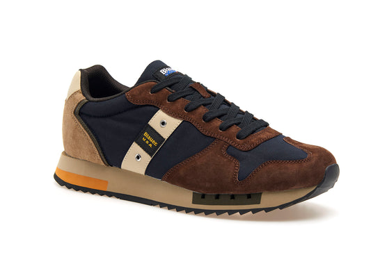 Sneakers Blauer uomo Queen Orange/Brown