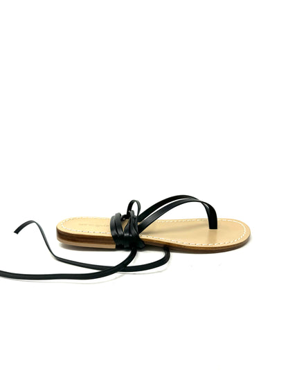 Sandalo infradito alla schiava nero -CS02NE