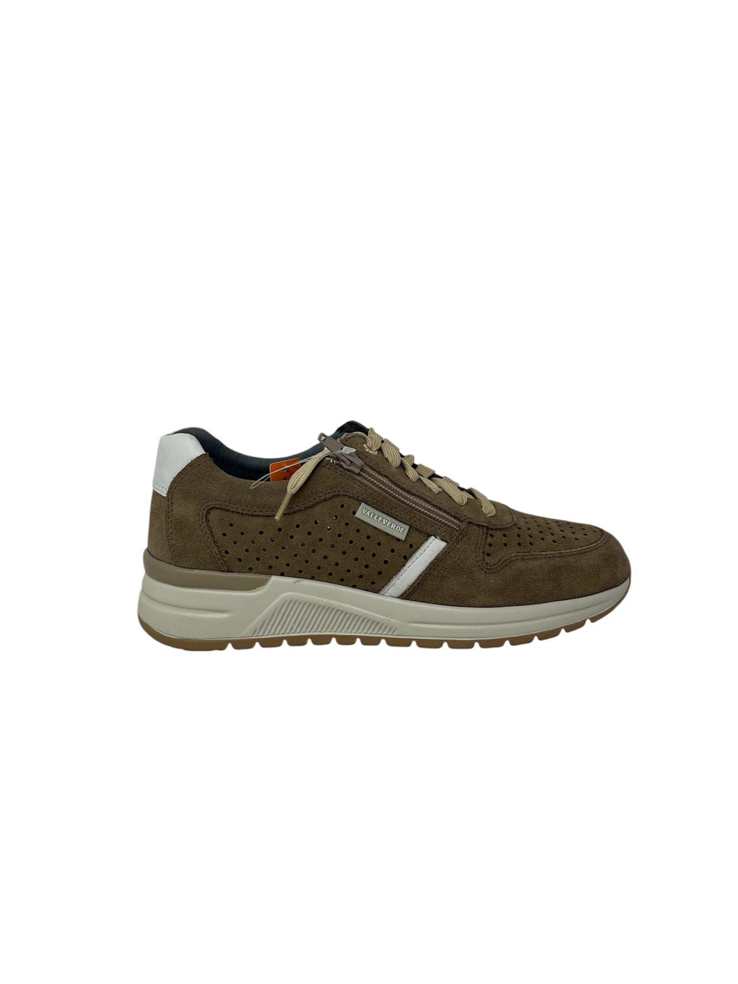 Sneakers uomo camoscio beige -V49904A