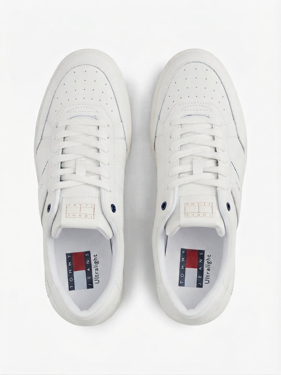 Sneaker in pelle con inserti Tommy Jenas V_1758TJ