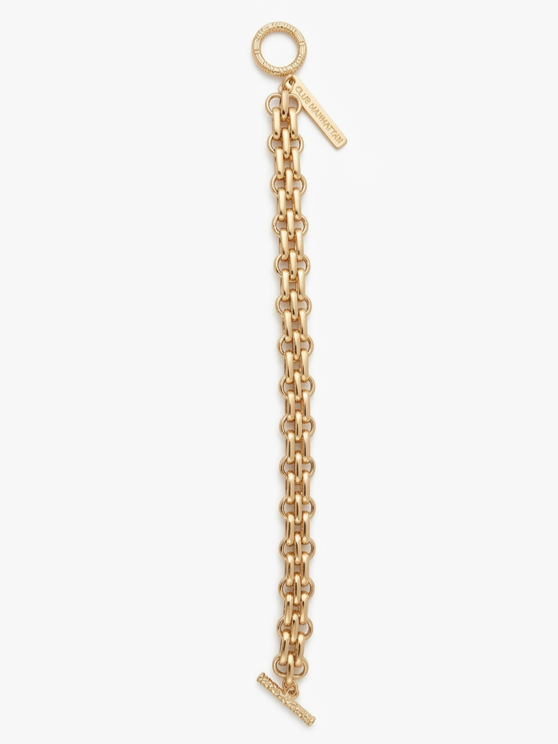 Bracciale catena d'orata CLUB MANHATTAN - V_LINK