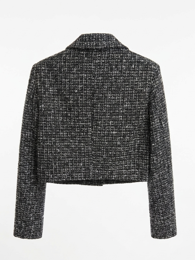 Giacca corta in tweed - V_26117