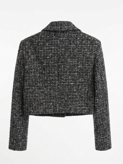 Giacca corta in tweed - V_26117