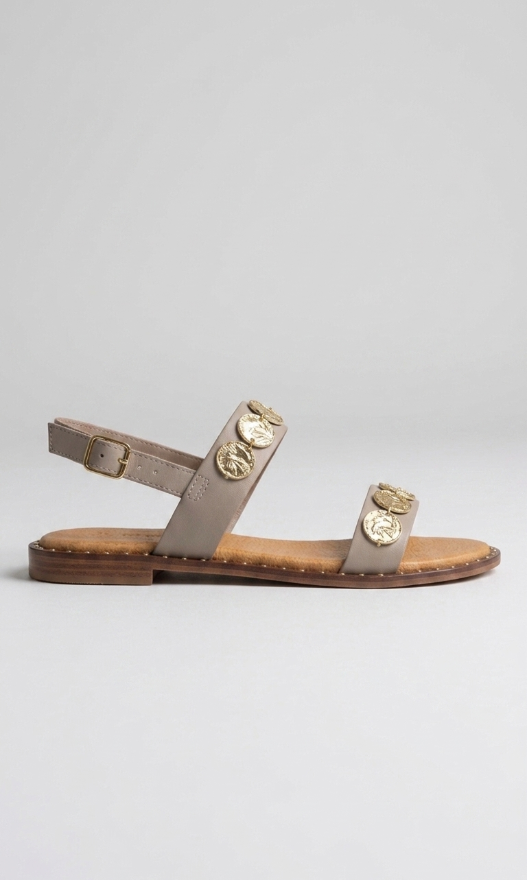 Sandalo con monete oro V_R20T