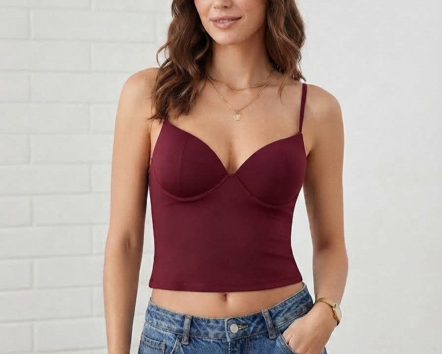 Top scollo a cuore - V_5346