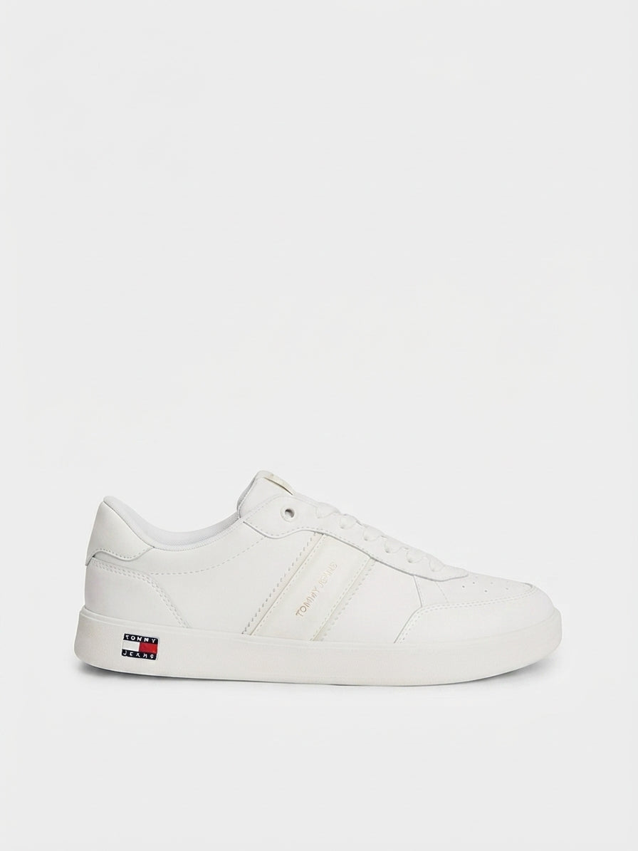 Sneaker in pelle con inserti Tommy Jenas V_1758TJ