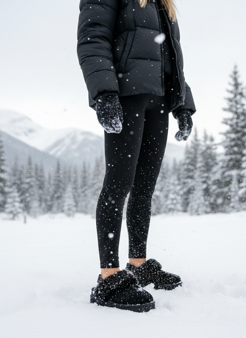 Slip on con pelo con elastico - UGG